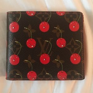 Cherry Monogram wallet
